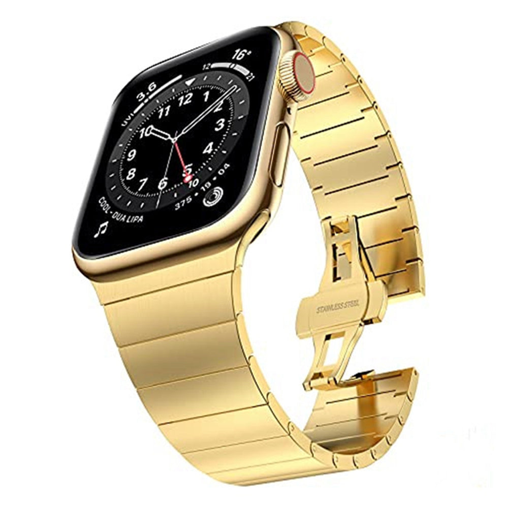 JLT For Apple Watch Ultra 2 49mm Series 9 45mm SE (2023) 44mm Ultra 49mm 8 7 45mm 6 5 4 SE (2022) SE 44mm 3 2 1 42mm Stainless Steel Watch Strap Replacement Wrist Band with Buckle Design JLT For Apple Watch Ultra 2 49mm Series 9 45mm SE (2023) 44mm Ultra 49mm 8 7 45mm 6 5 4 SE (2022) SE 44mm 3 2 1 42mm Stainless Steel Watch Strap Replacement Wrist Band with Buckle Design